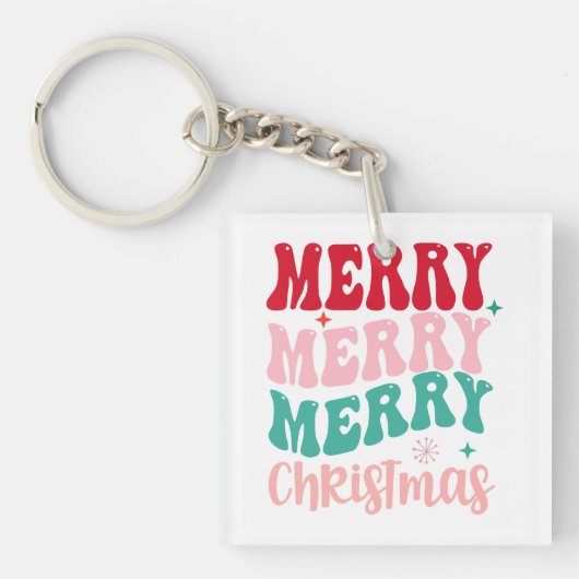メリークリスマス キーホルダー (正面)