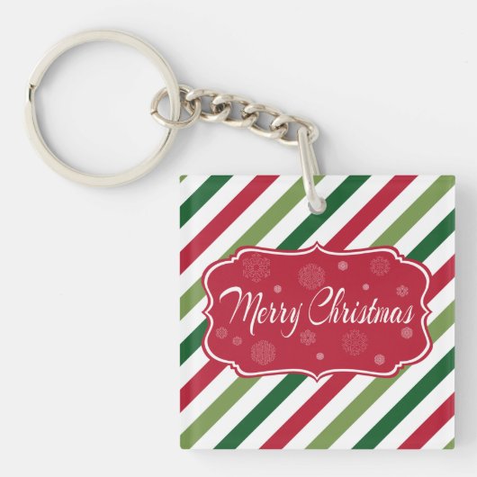 メリークリスマス キーホルダー (正面)