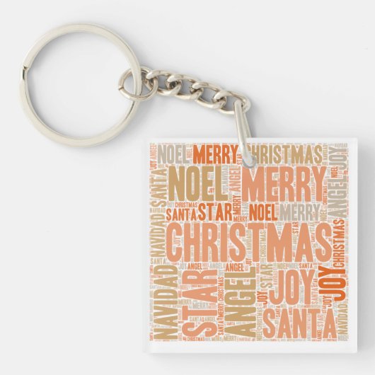 メリークリスマス キーホルダー (正面)