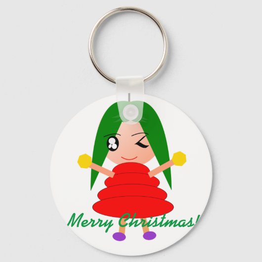 メリークリスマス キーホルダー (正面)