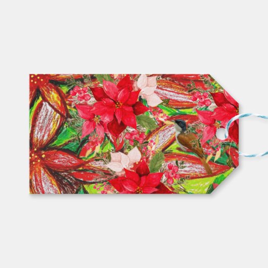 メリークリスマス！ ギフトタグ (正面(横))