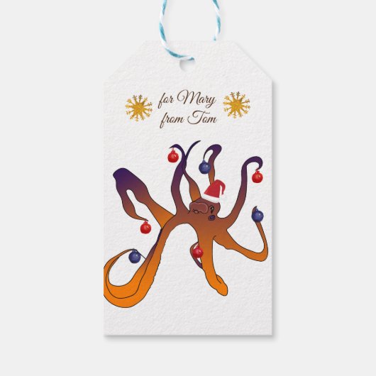 メリークリスマス ギフトタグ (裏面)