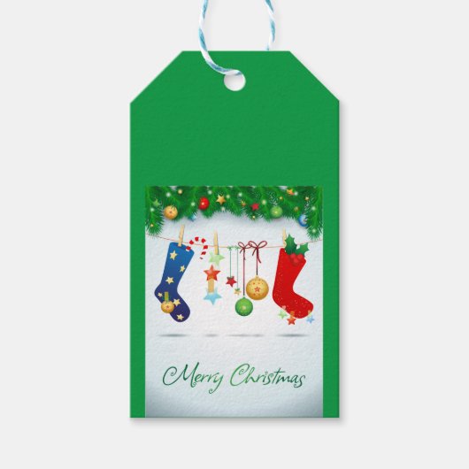 メリークリスマス ギフトタグ (正面)