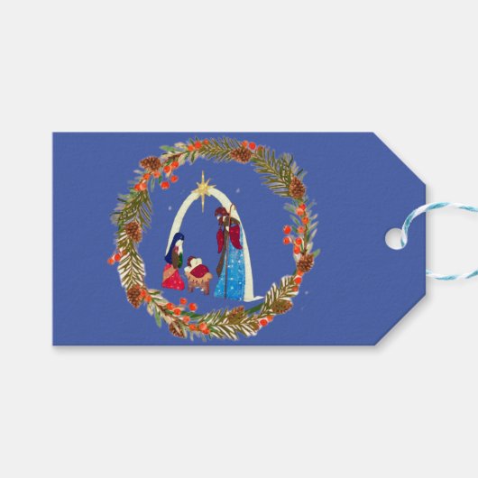 メリークリスマス！ ギフトタグ (正面(横))