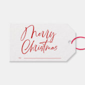 メリークリスマス ギフトタグ (正面(横))