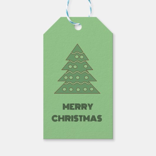 メリークリスマス ギフトタグ (正面)