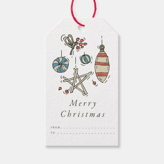 メリークリスマス ギフトタグ (正面)