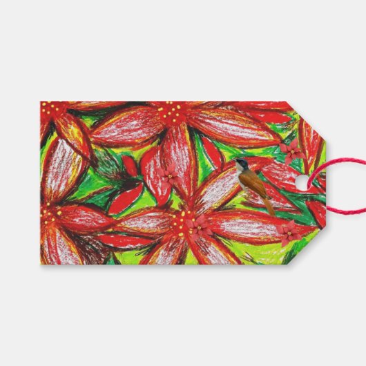 メリークリスマス！ ギフトタグ (正面(横))