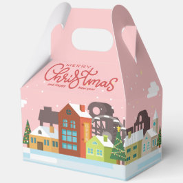 メリークリスマス ギフトボックス | ホリデー フェスティブ ビレッジ フェイバーボックス