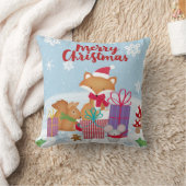 メリークリスマス クッション (ブランケット)