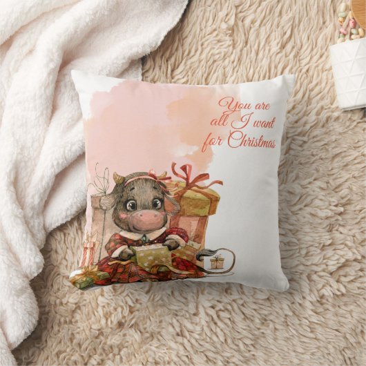 メリークリスマス クッション (ブランケット)