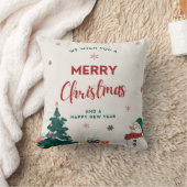 メリークリスマス クッション (ブランケット)
