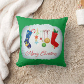 メリークリスマス クッション (ブランケット)