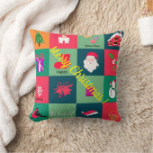メリークリスマス クッション (ブランケット)