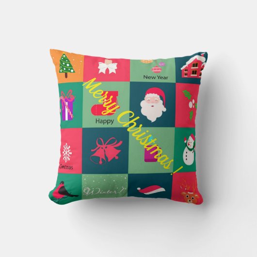 メリークリスマス クッション (正面)