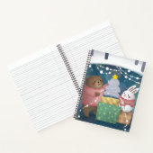 メリークリスマス：クマとバニー ノートブック (内部)