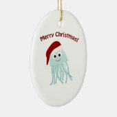 メリークリスマス!クラゲ セラミックオーナメント (右)