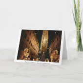 メリークリスマス-クラシックなクリスマスツリー及び天使 シーズンカード (裏面)