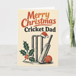 メリークリスマス クリケットのパパカード カード