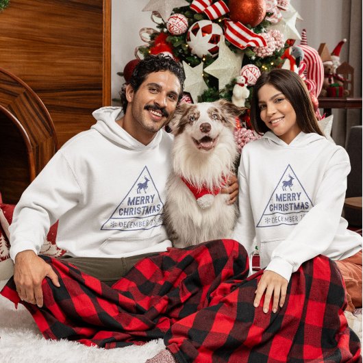 メリークリスマス、クリスマスのトナカイ パーカ