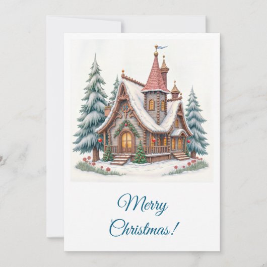 メリークリスマス!クリスマスの挨拶 シーズンカード (正面)