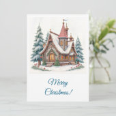 メリークリスマス!クリスマスの挨拶 シーズンカード (スタンド正面)