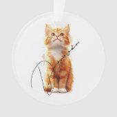 メリークリスマス: クリスマスの猫  オーナメント (正面)