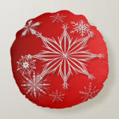 メリークリスマス。 クリスマスの質。 モノグラム ラウンドクッション (裏面)