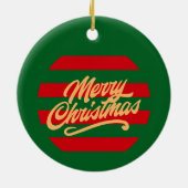 メリークリスマス - クリスマスオーナメント (裏面)