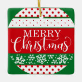 メリークリスマス - クリスマスオーナメント (正面)