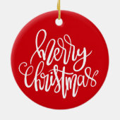メリークリスマス - クリスマスオーナメント (裏面)