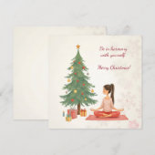 メリークリスマス！クリスマスカードです。 シーズンカード (正面/裏面)