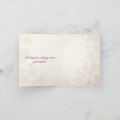 メリークリスマス!クリスマスカード。 シーズンカード (内部)