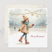 メリークリスマス!クリスマスカード。 シーズンカード (正面/裏面)