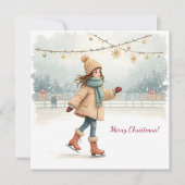 メリークリスマス!クリスマスカード。 シーズンカード (正面)