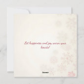 メリークリスマス!クリスマスカード。 シーズンカード (裏面)