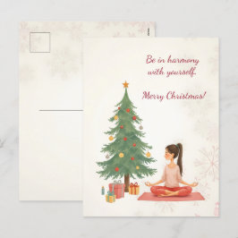 メリークリスマス!クリスマスカード。 シーズンポストカード