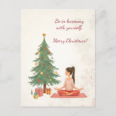 メリークリスマス!クリスマスカード。 シーズンポストカード (正面)