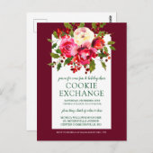 メリークリスマス |クリスマスクッキー交換 ポストカード (正面/裏面)