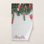 メリークリスマス、クリスマススイーツ バスタオルセット (ハンドタオル)