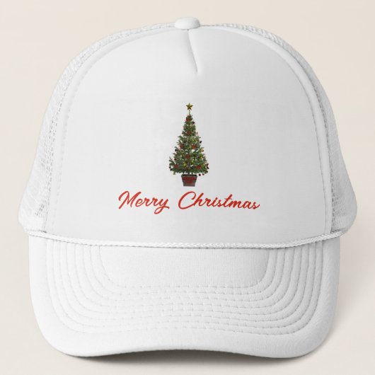 メリークリスマス クリスマスツリー キャップ (正面)