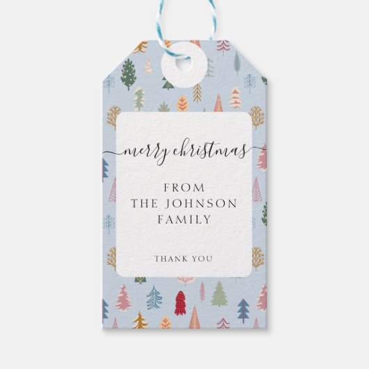 メリークリスマス!クリスマスツリー ギフトタグ (正面)