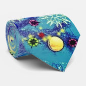 メリークリスマス – クリスマスツリー – クリスマスパーティー ネクタイ (ロール)