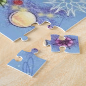 メリークリスマス – クリスマスツリー ジグソーパズル (側面)