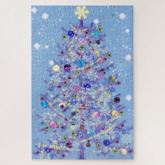 メリークリスマス – クリスマスツリー ジグソーパズル (縦)