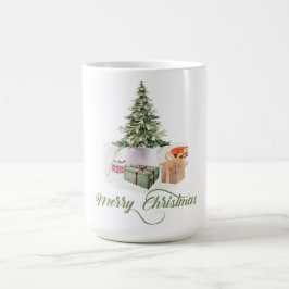 メリークリスマス クリスマスツリー モダン カントリー雑貨 コーヒーマグカップ