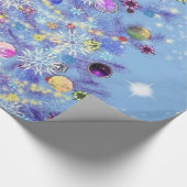 メリークリスマス – クリスマスツリー ラッピングペーパー (角)