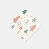 メリークリスマス!クリスマスナプキン。 スタンダードカクテルナプキン (角)