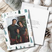 メリークリスマス!クリスマスパターン、シンプル写真 シーズンカード