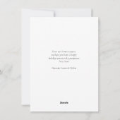 メリークリスマス!クリスマスパターン、シンプル写真 シーズンカード (裏面)